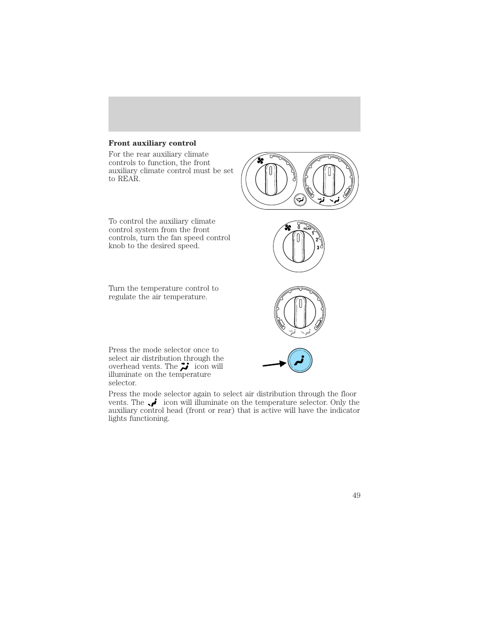 Controls and features | FORD 2002 Explorer v.3 User Manual | Page 49 / 336