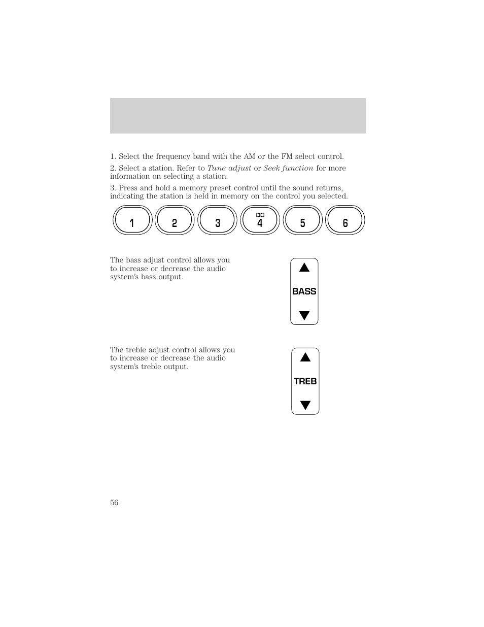 FORD 2002 Explorer v.3 User Manual | Page 56 / 336
