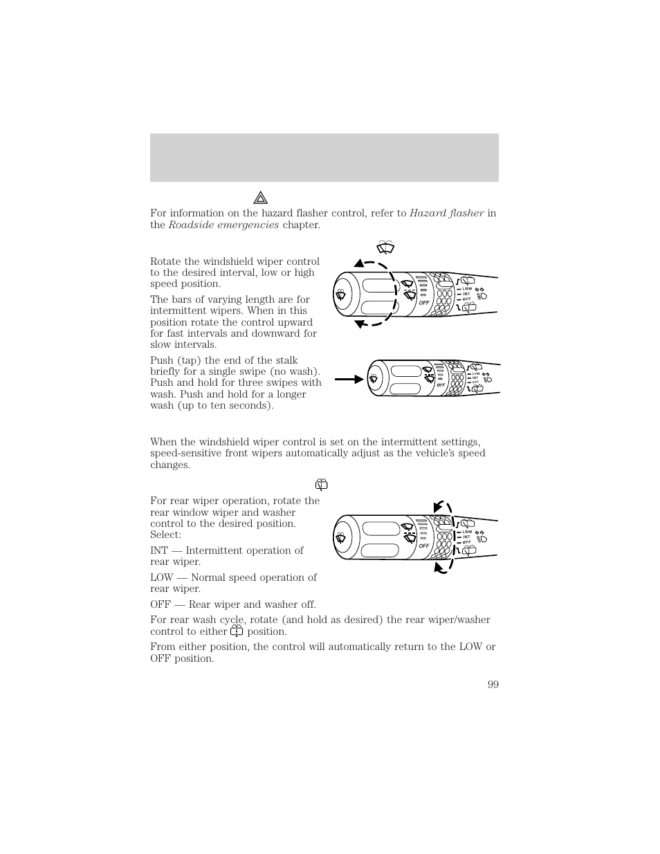 Controls and features | FORD 2002 Explorer v.3 User Manual | Page 99 / 336