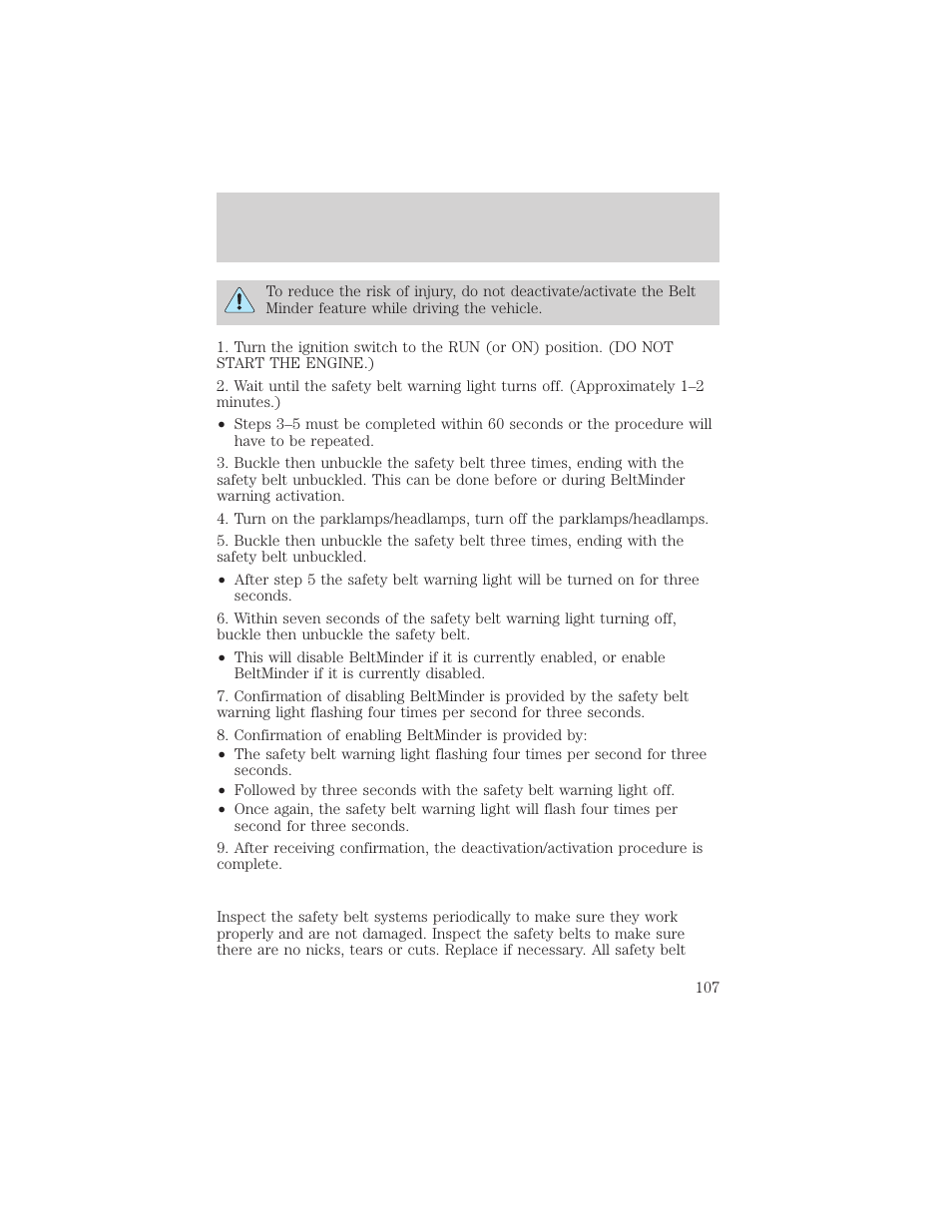 Seating and safety restraints | FORD 2002 Explorer Sport Trac v.1 User Manual | Page 107 / 264