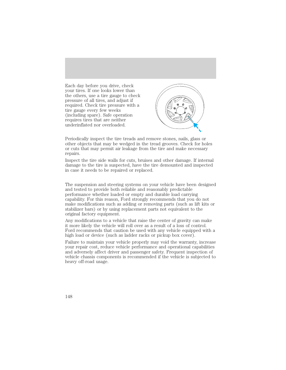 Driving | FORD 2002 Explorer Sport Trac v.1 User Manual | Page 148 / 264