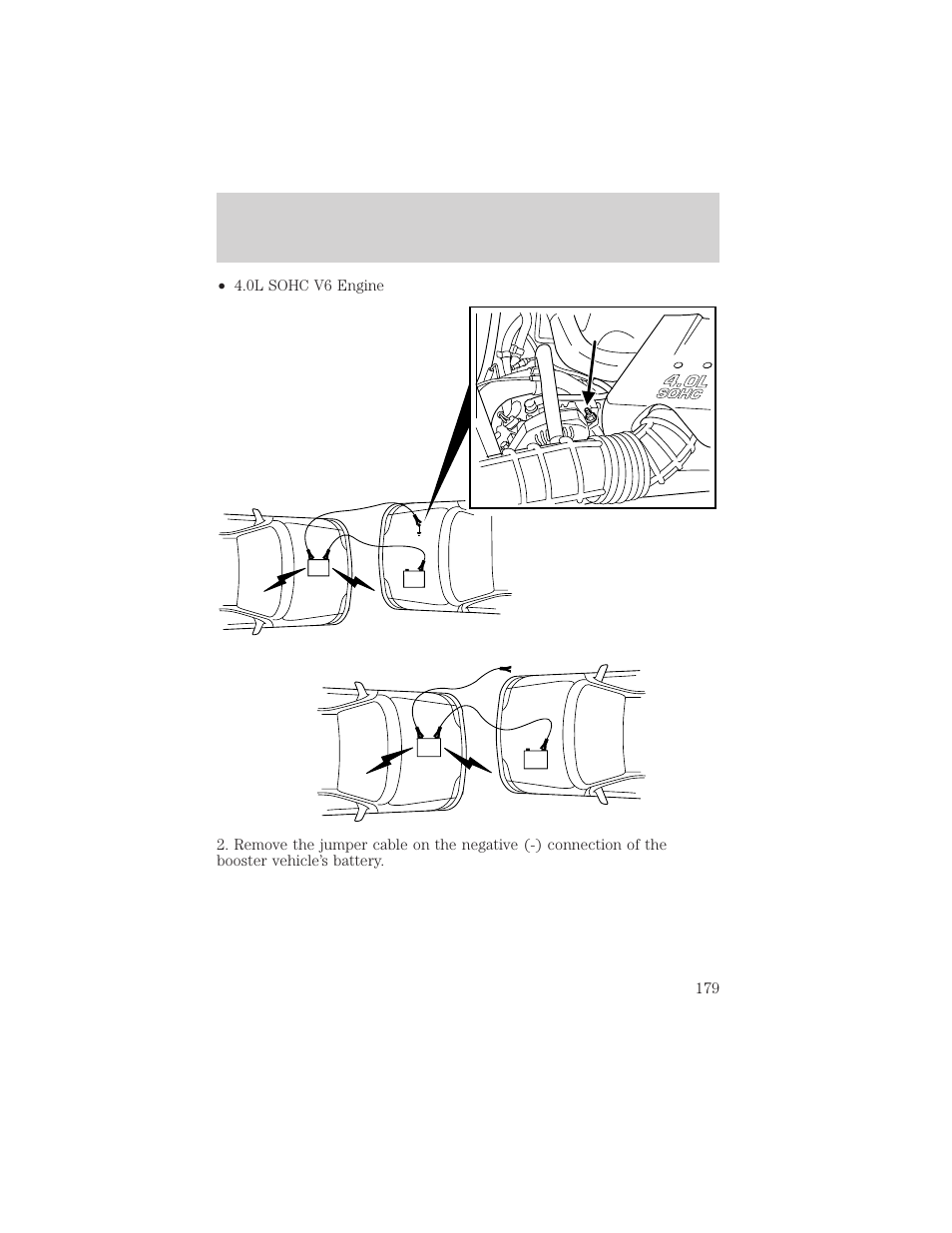 Roadside emergencies | FORD 2002 Explorer Sport Trac v.1 User Manual | Page 179 / 264