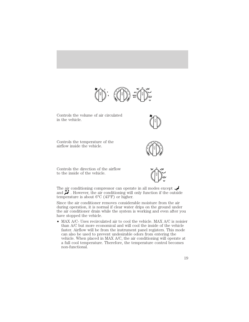 Controls and features | FORD 2002 Explorer Sport Trac v.1 User Manual | Page 19 / 264