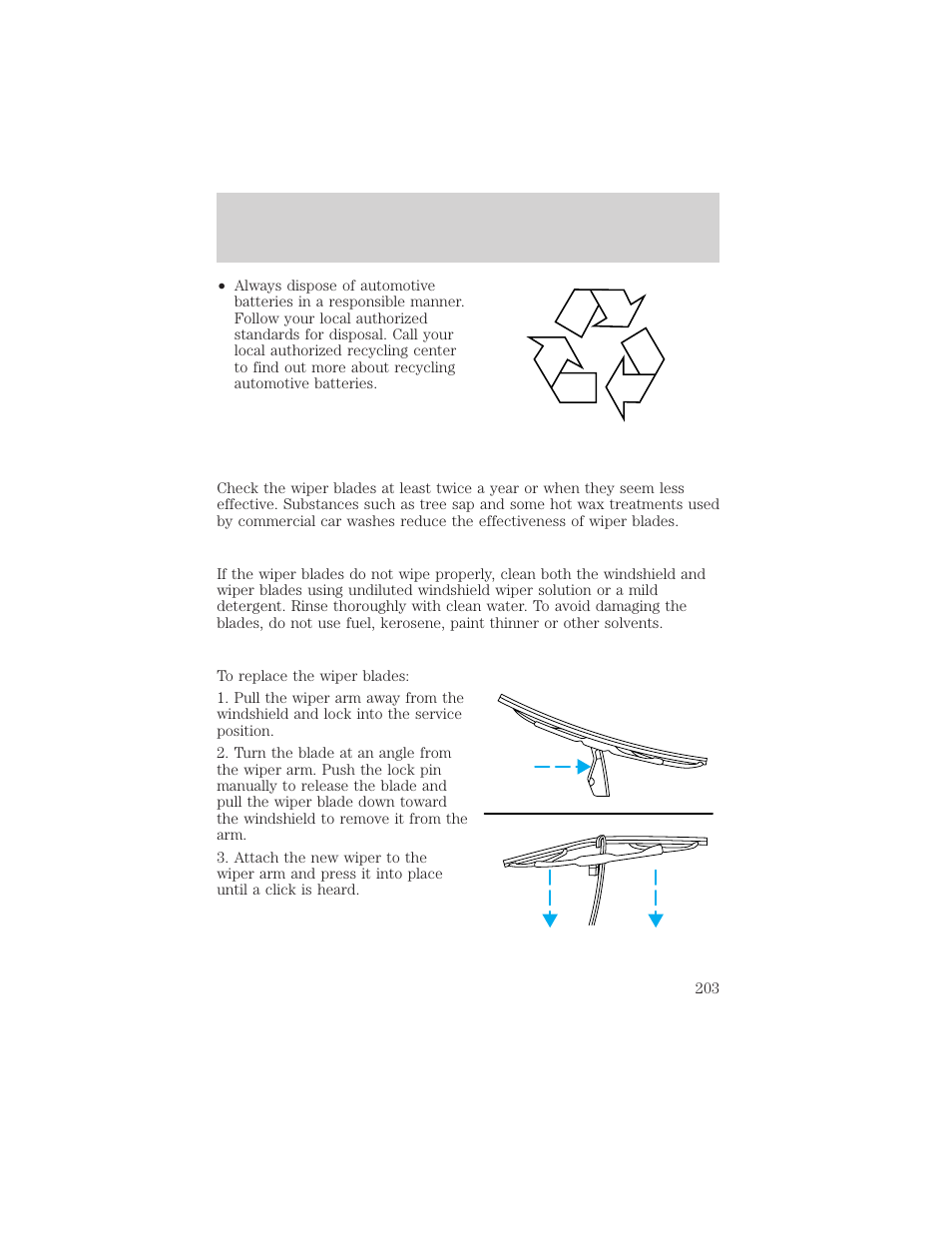 Maintenance and care | FORD 2002 Explorer Sport Trac v.1 User Manual | Page 203 / 264
