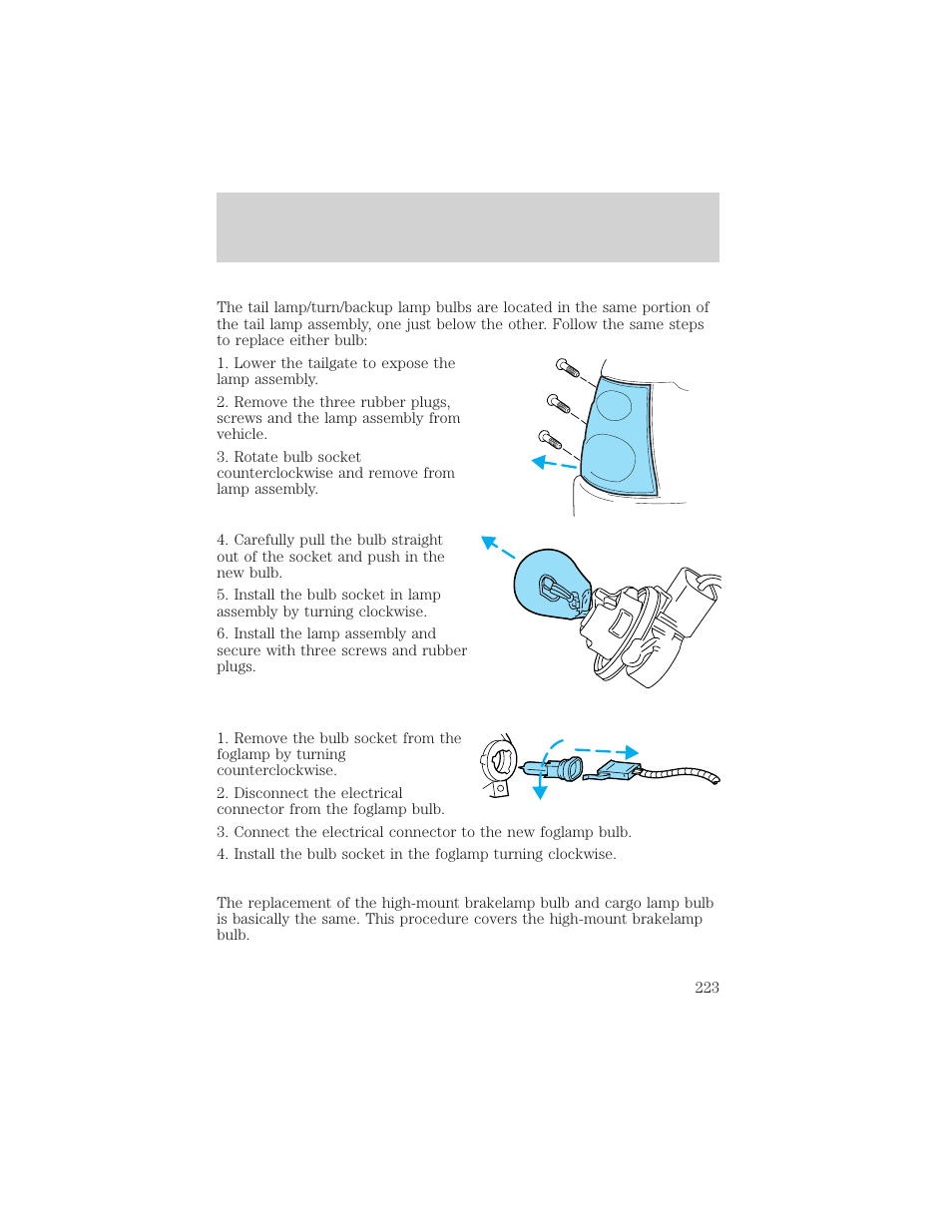 Maintenance and care | FORD 2002 Explorer Sport Trac v.1 User Manual | Page 223 / 264