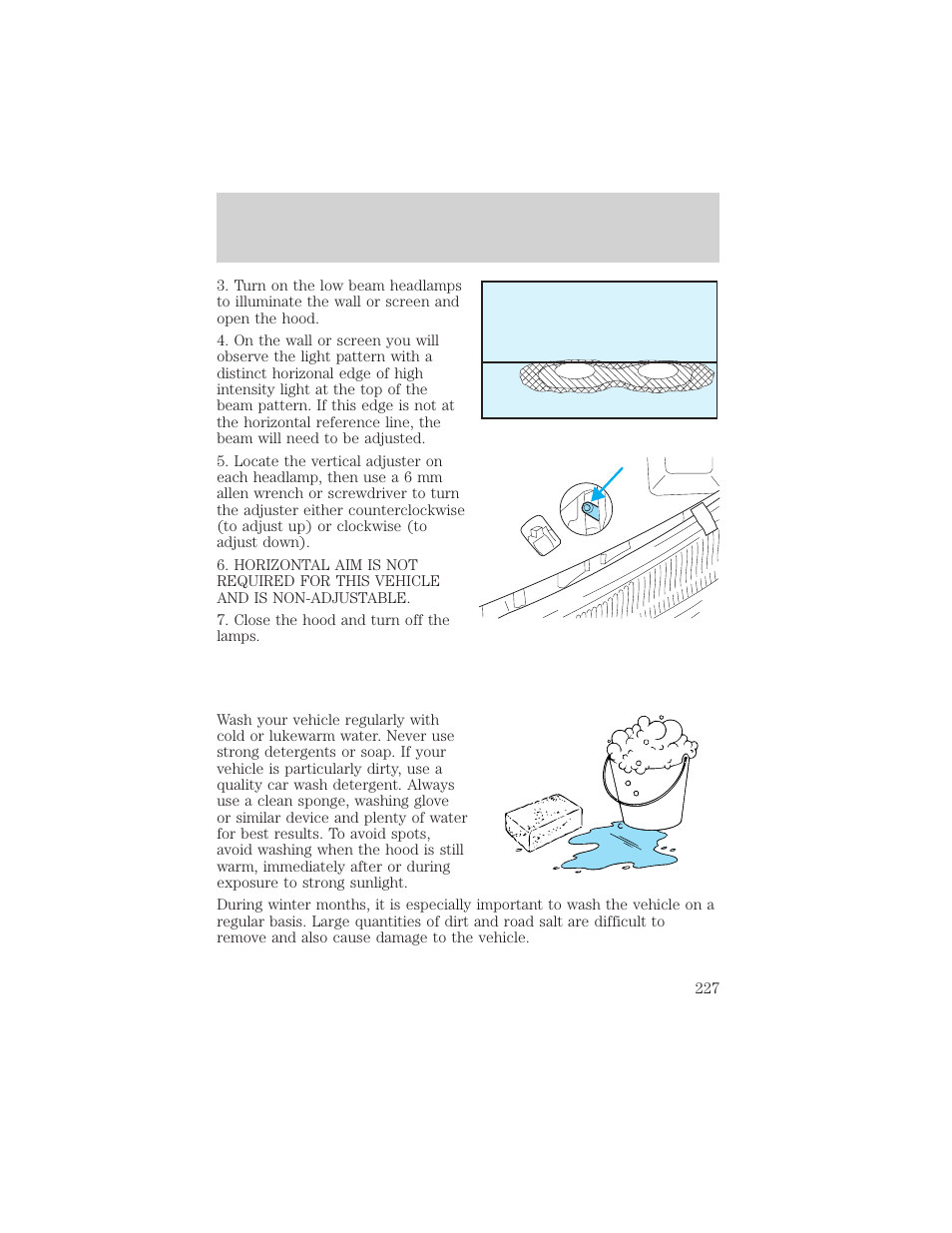 Maintenance and care | FORD 2002 Explorer Sport Trac v.1 User Manual | Page 227 / 264