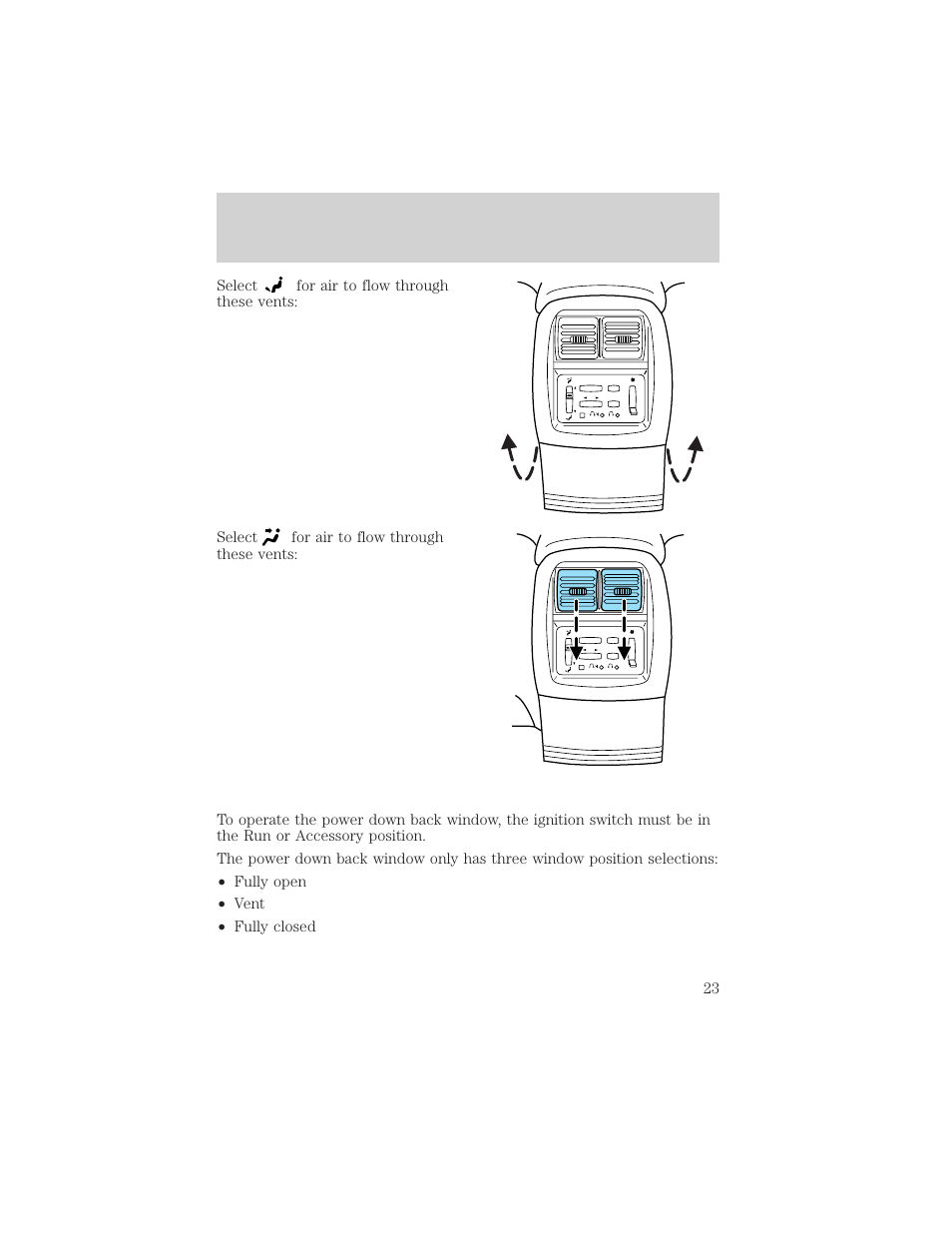 Controls and features | FORD 2002 Explorer Sport Trac v.1 User Manual | Page 23 / 264