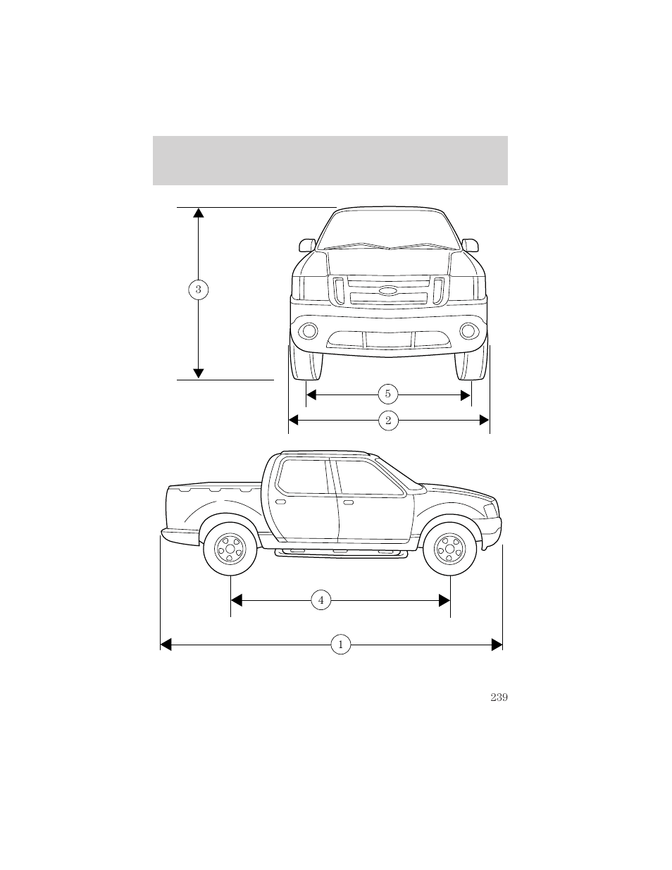 Capacities and specifications | FORD 2002 Explorer Sport Trac v.1 User Manual | Page 239 / 264