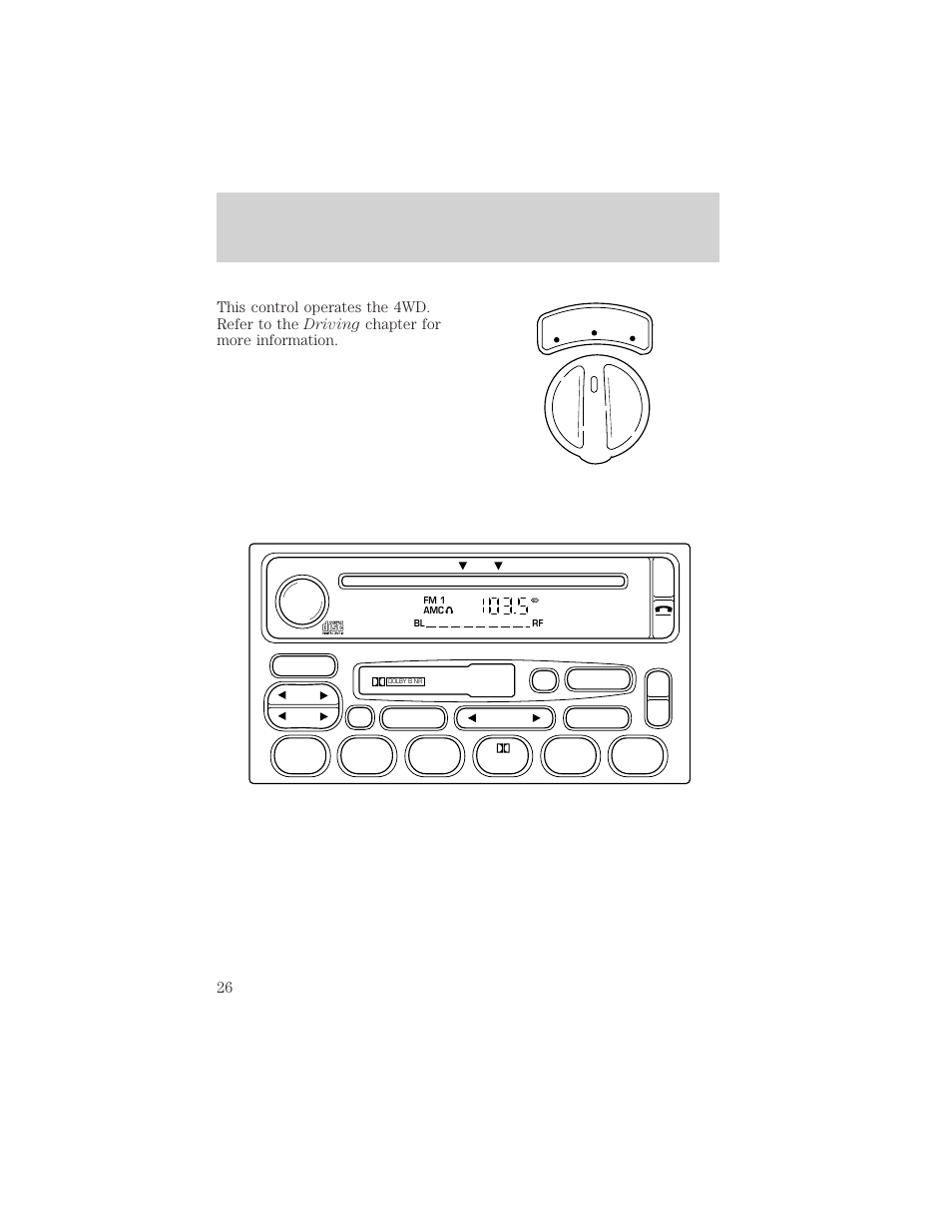 Controls and features | FORD 2002 Explorer Sport Trac v.1 User Manual | Page 26 / 264