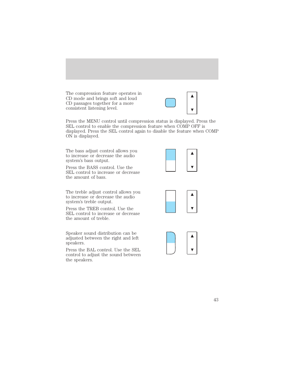 Controls and features | FORD 2002 Explorer Sport Trac v.1 User Manual | Page 43 / 264