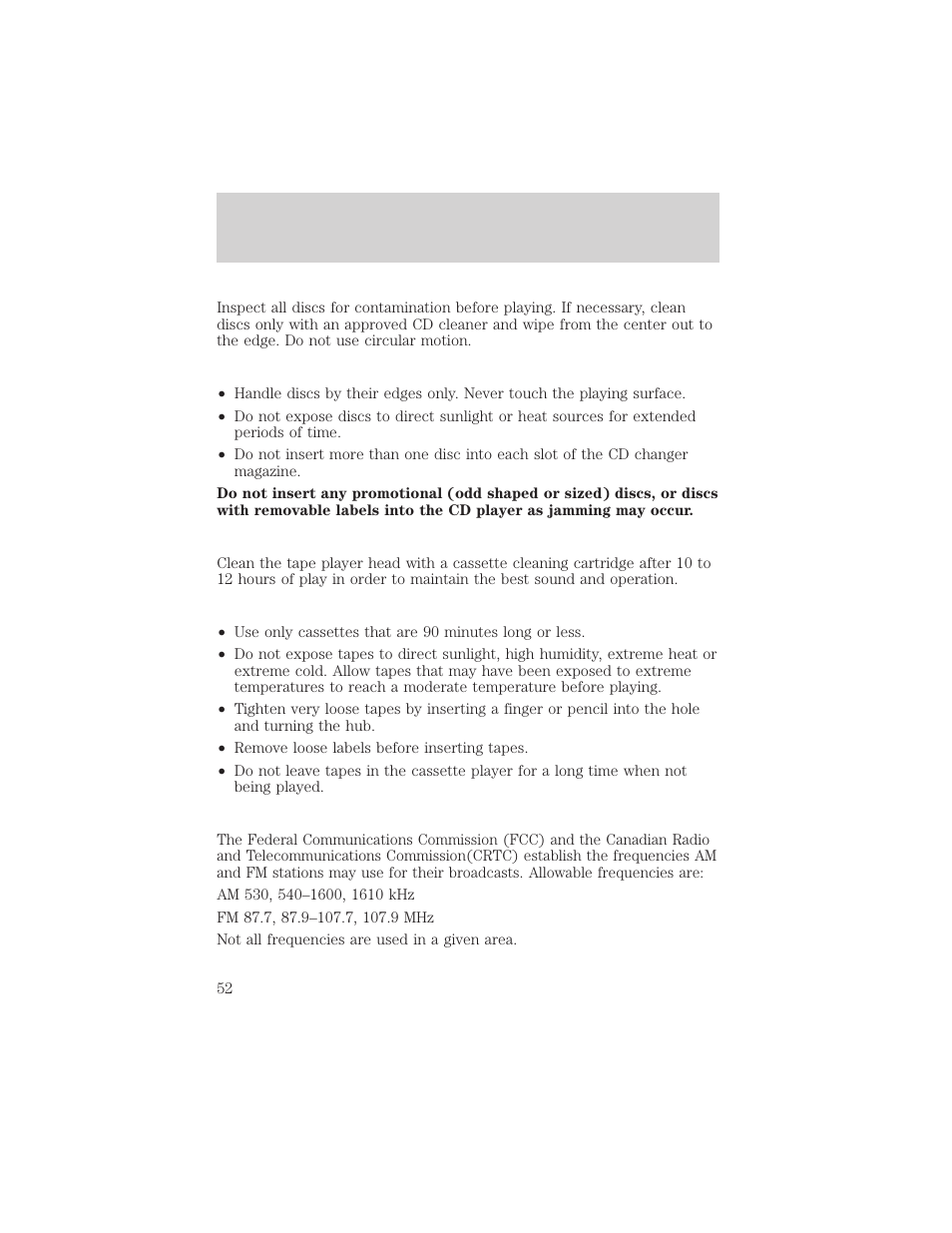 Controls and features | FORD 2002 Explorer Sport Trac v.1 User Manual | Page 52 / 264