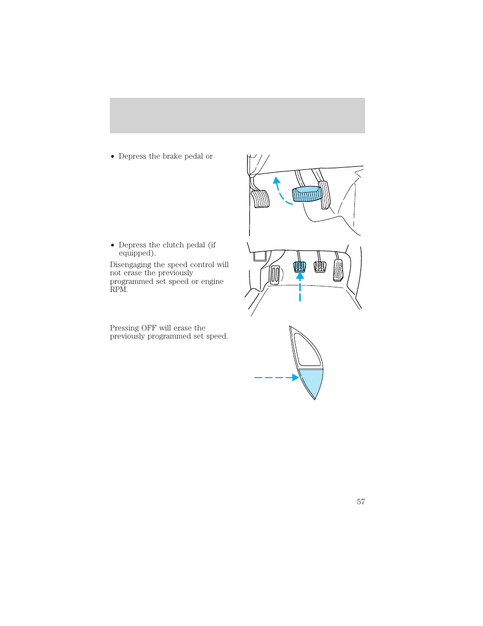 Controls and features | FORD 2002 Explorer Sport Trac v.1 User Manual | Page 57 / 264