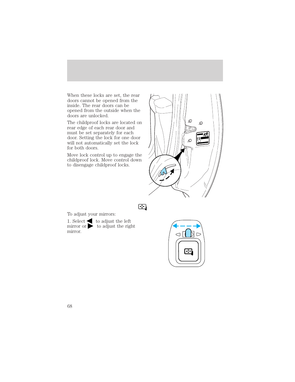 Controls and features | FORD 2002 Explorer Sport Trac v.1 User Manual | Page 68 / 264