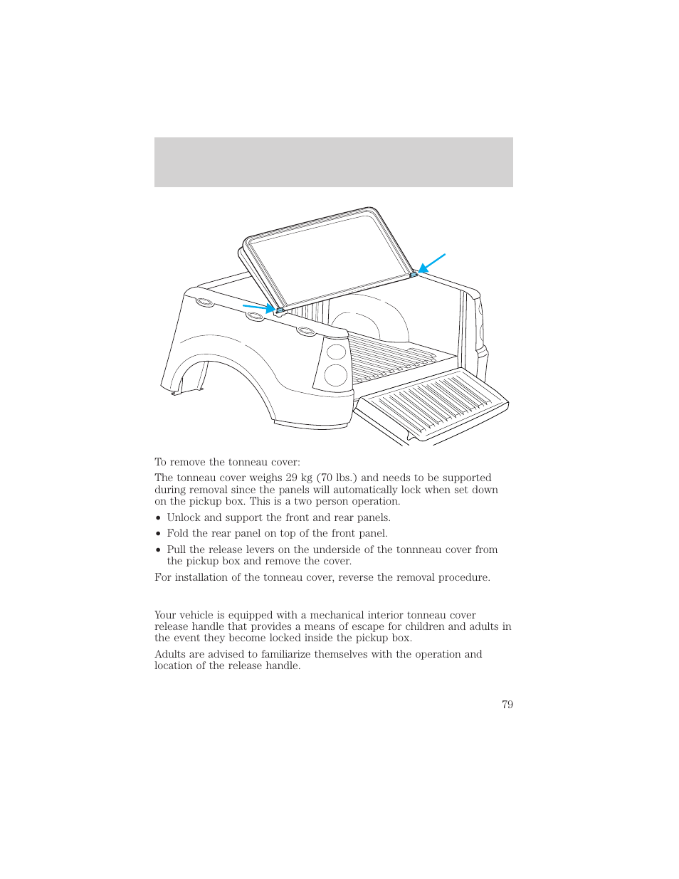 Controls and features | FORD 2002 Explorer Sport Trac v.1 User Manual | Page 79 / 264