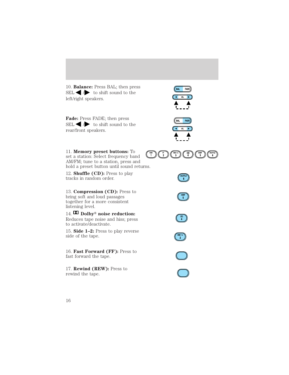 Entertainment systems | FORD 2002 Explorer Sport Trac v.2 User Manual | Page 16 / 200