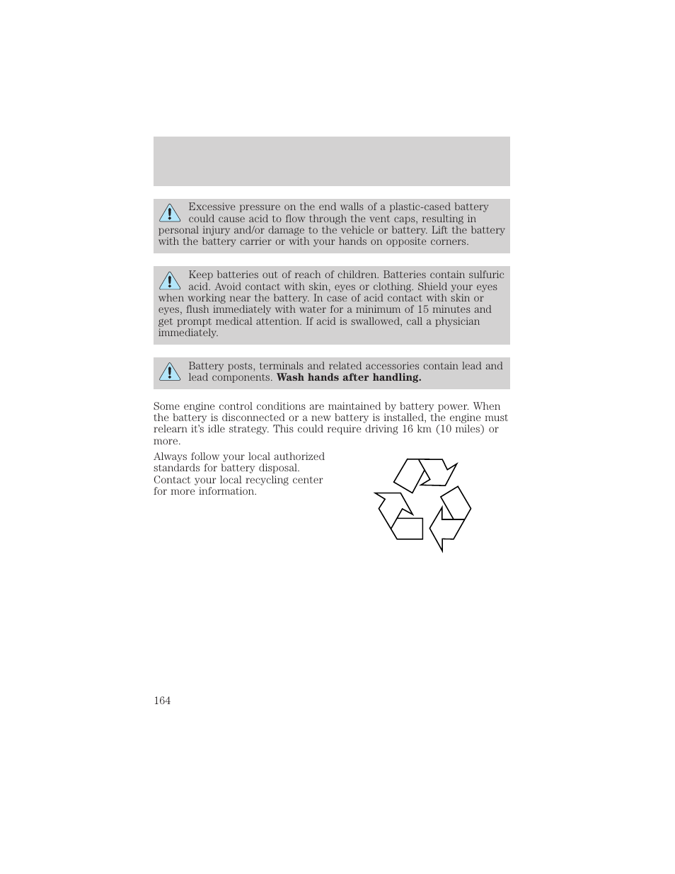 Maintenance and specifications | FORD 2002 Explorer Sport Trac v.2 User Manual | Page 164 / 200