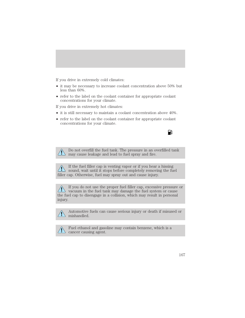 Maintenance and specifications | FORD 2002 Explorer Sport Trac v.2 User Manual | Page 167 / 200