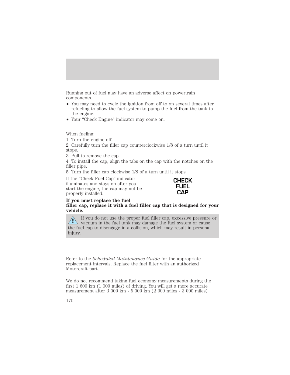 Maintenance and specifications | FORD 2002 Explorer Sport Trac v.2 User Manual | Page 170 / 200