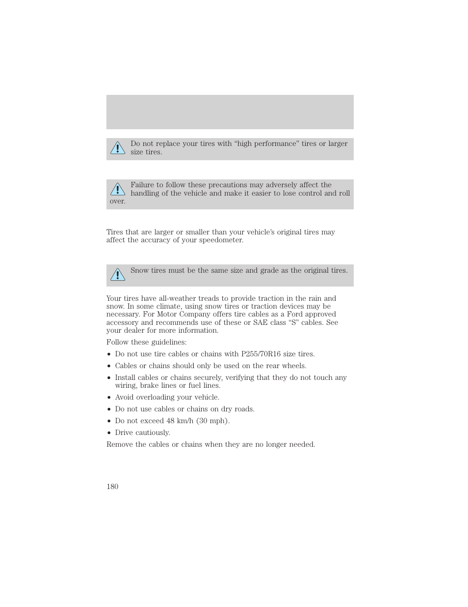 Maintenance and specifications | FORD 2002 Explorer Sport Trac v.2 User Manual | Page 180 / 200