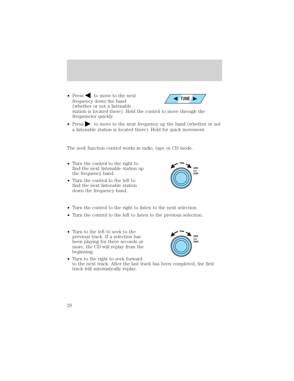 Entertainment systems | FORD 2002 Explorer Sport Trac v.2 User Manual | Page 20 / 200