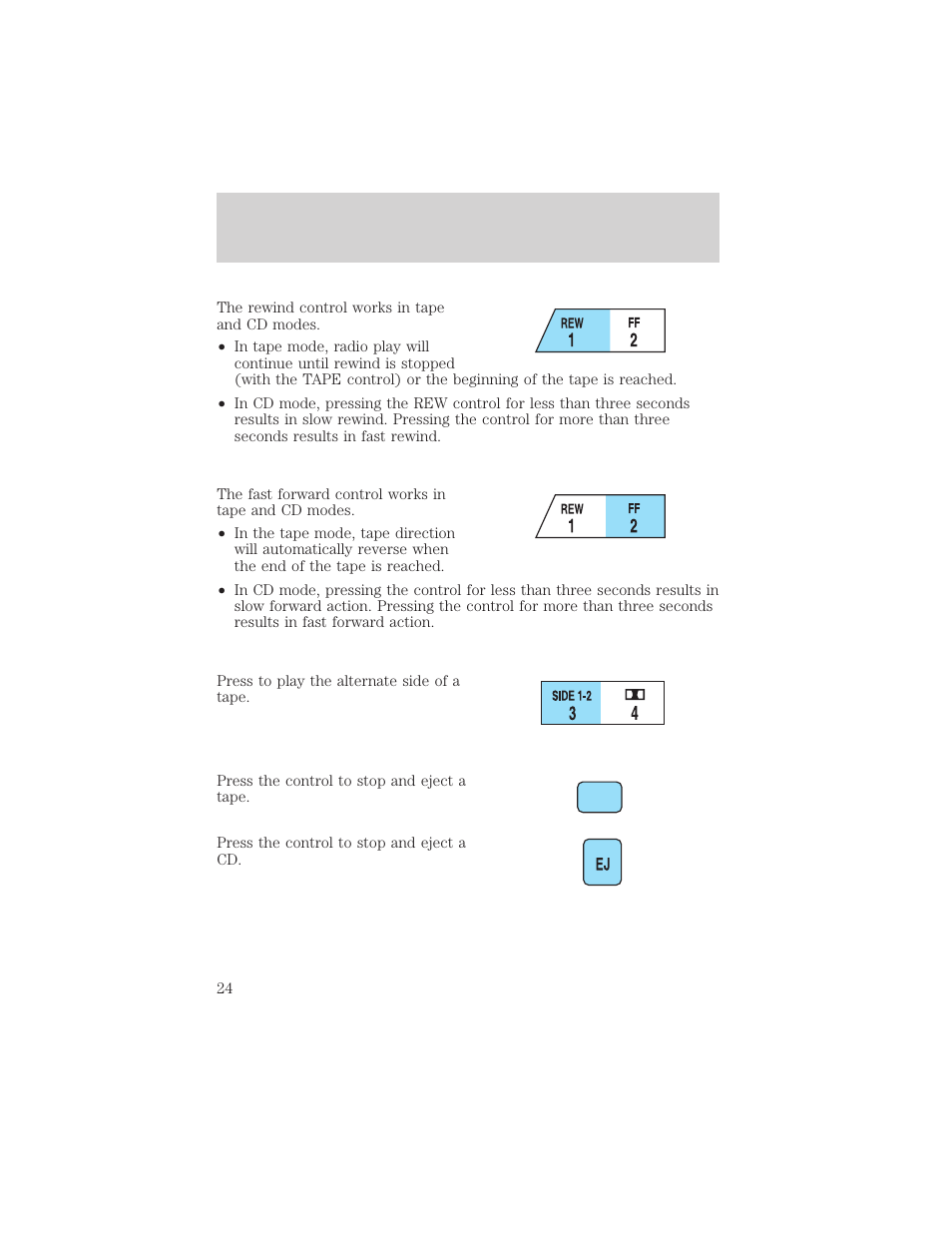 Entertainment systems | FORD 2002 Explorer Sport Trac v.2 User Manual | Page 24 / 200