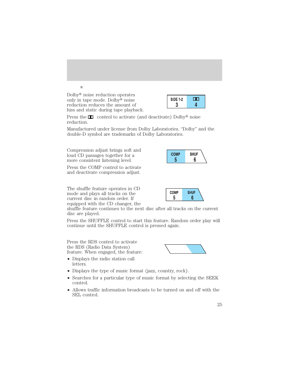 Entertainment systems | FORD 2002 Explorer Sport Trac v.2 User Manual | Page 25 / 200