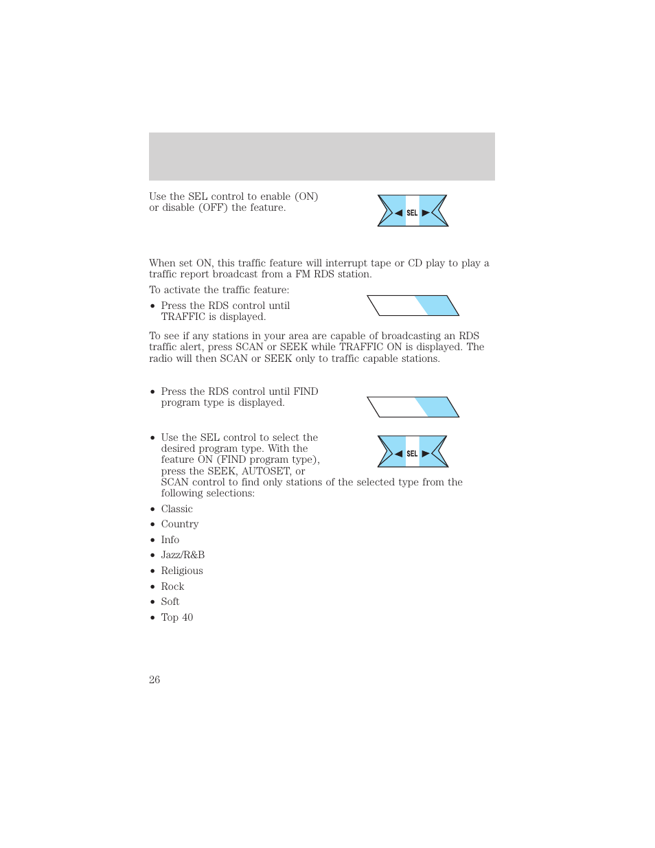 Entertainment systems | FORD 2002 Explorer Sport Trac v.2 User Manual | Page 26 / 200