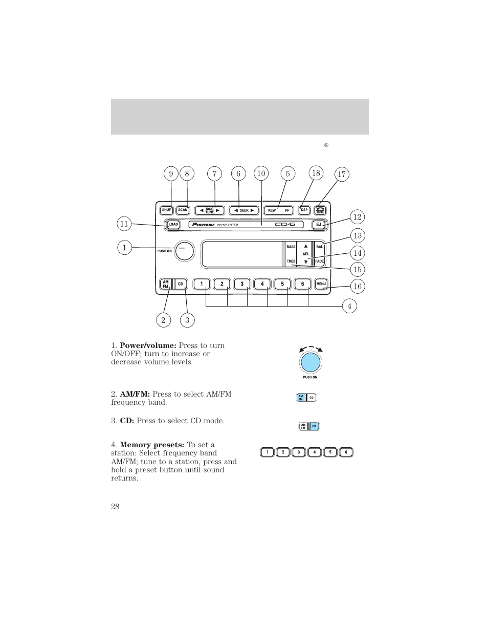 Entertainment systems | FORD 2002 Explorer Sport Trac v.2 User Manual | Page 28 / 200