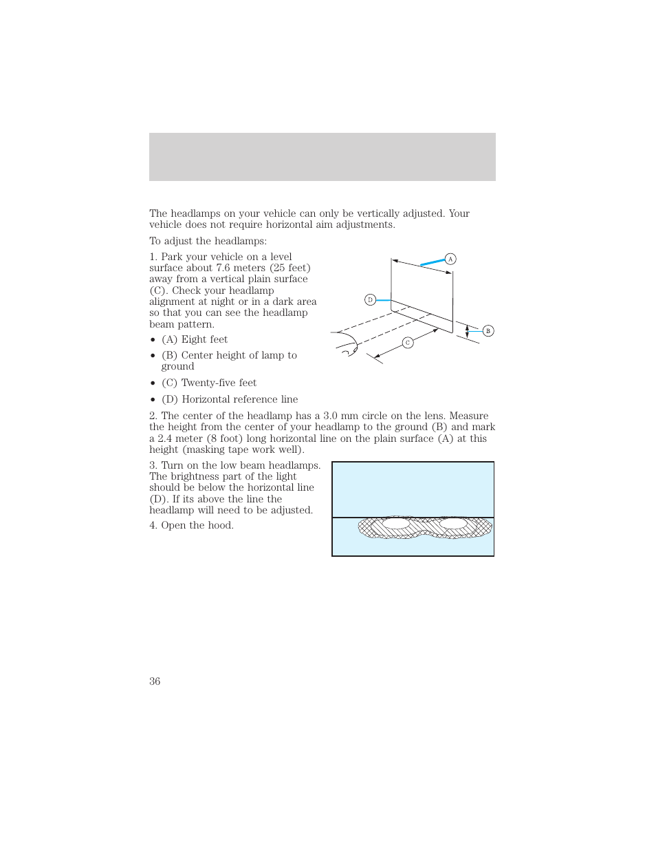 Lights | FORD 2002 Explorer Sport Trac v.2 User Manual | Page 36 / 200