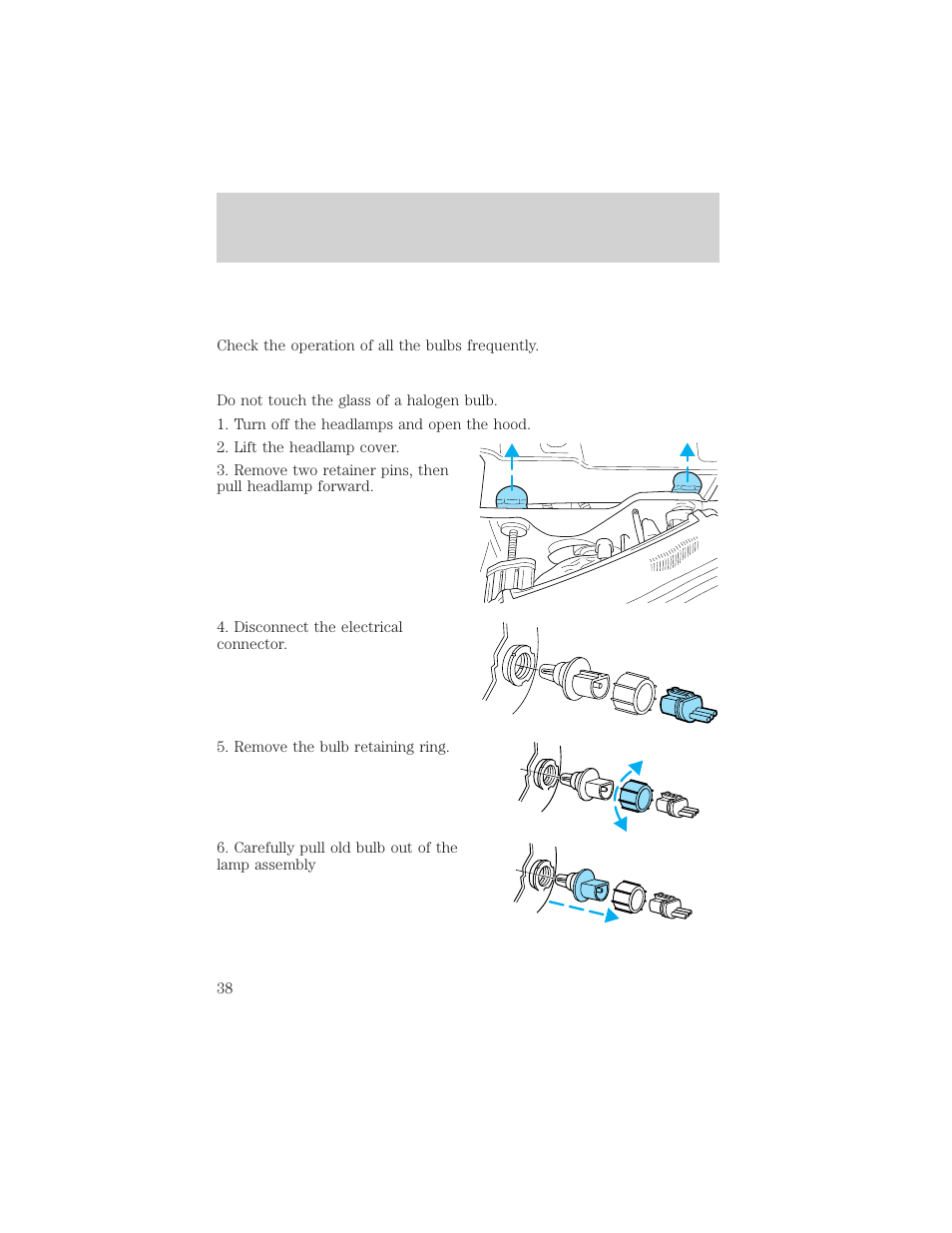 Lights | FORD 2002 Explorer Sport Trac v.2 User Manual | Page 38 / 200