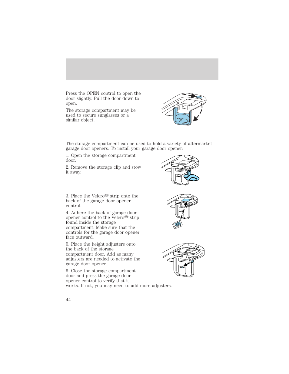 Driver controls | FORD 2002 Explorer Sport Trac v.2 User Manual | Page 44 / 200