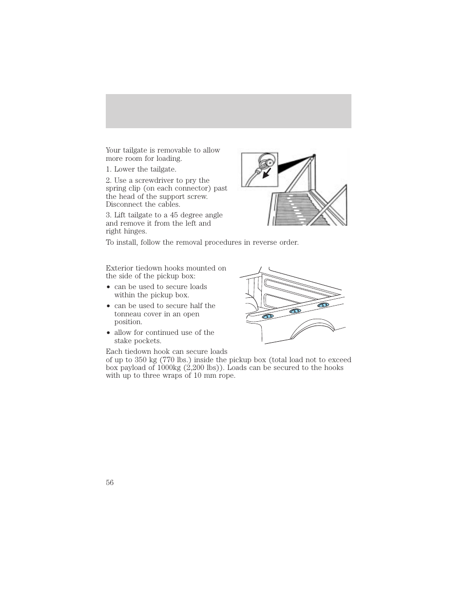 Driver controls | FORD 2002 Explorer Sport Trac v.2 User Manual | Page 56 / 200