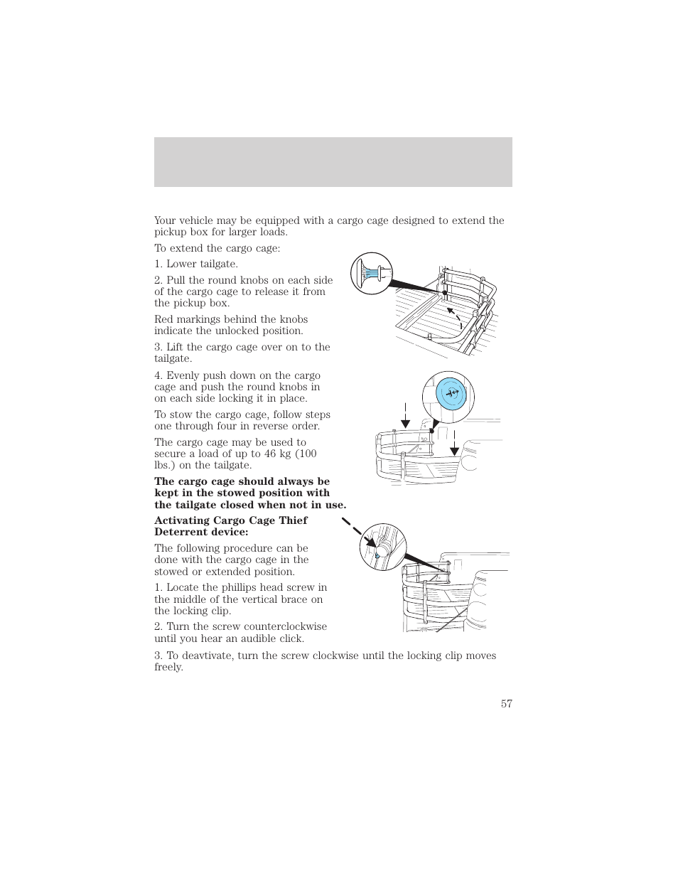 Driver controls | FORD 2002 Explorer Sport Trac v.2 User Manual | Page 57 / 200