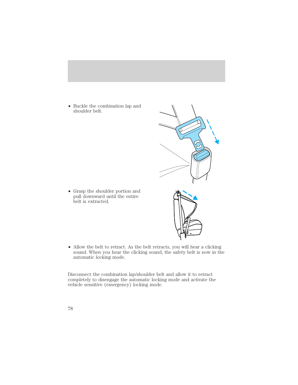 Seating and safety restraints | FORD 2002 Explorer Sport Trac v.2 User Manual | Page 78 / 200