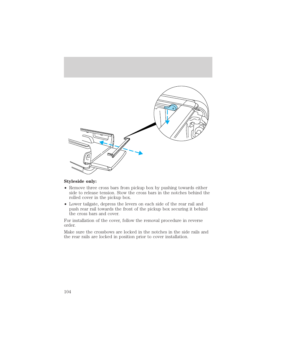 Driver controls | FORD 2002 F-150 v.1 User Manual | Page 104 / 320