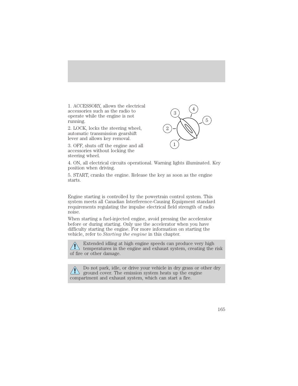 Driving | FORD 2002 F-150 v.1 User Manual | Page 165 / 320