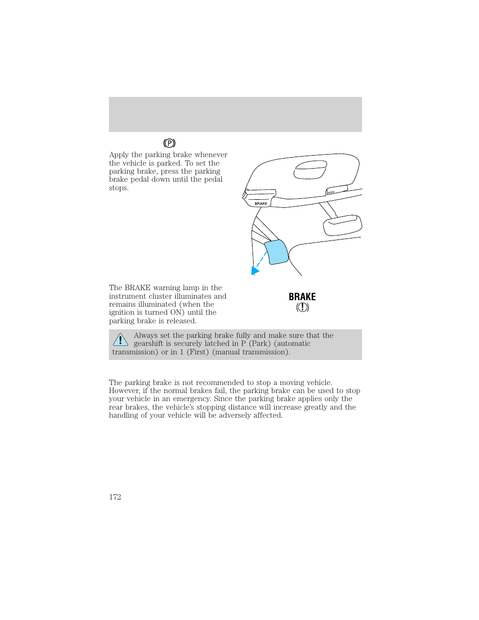 Driving | FORD 2002 F-150 v.1 User Manual | Page 172 / 320