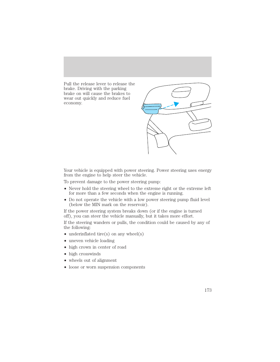 Driving | FORD 2002 F-150 v.1 User Manual | Page 173 / 320