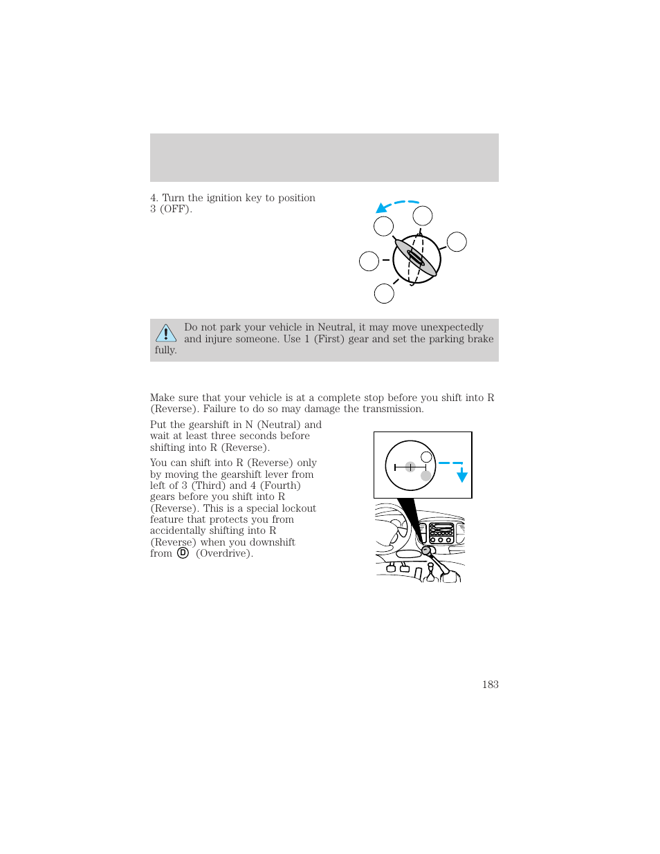 Driving | FORD 2002 F-150 v.1 User Manual | Page 183 / 320