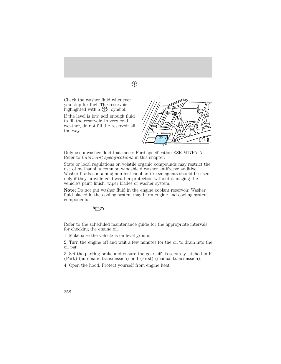 Maintenance and specifications | FORD 2002 F-150 v.1 User Manual | Page 258 / 320