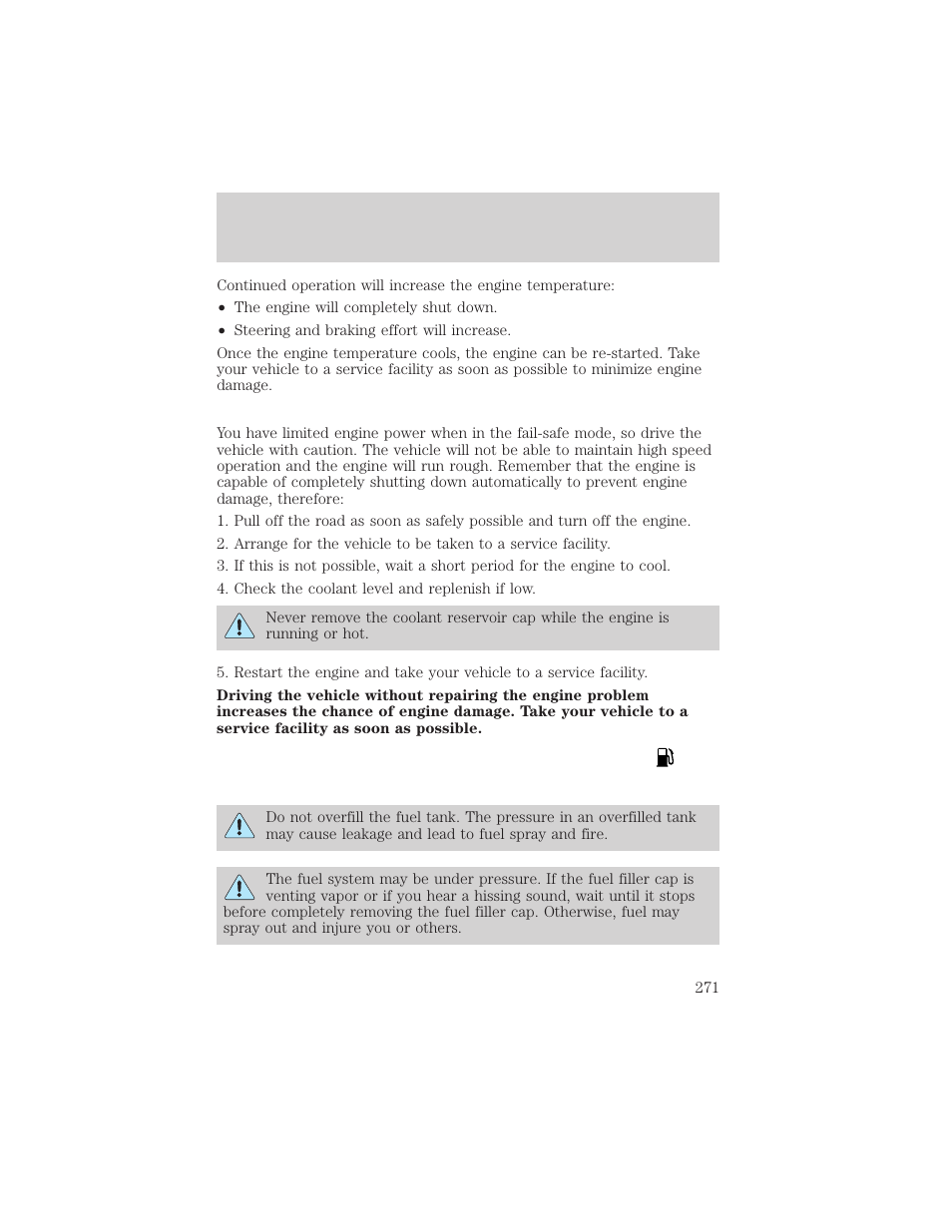 Maintenance and specifications | FORD 2002 F-150 v.1 User Manual | Page 271 / 320