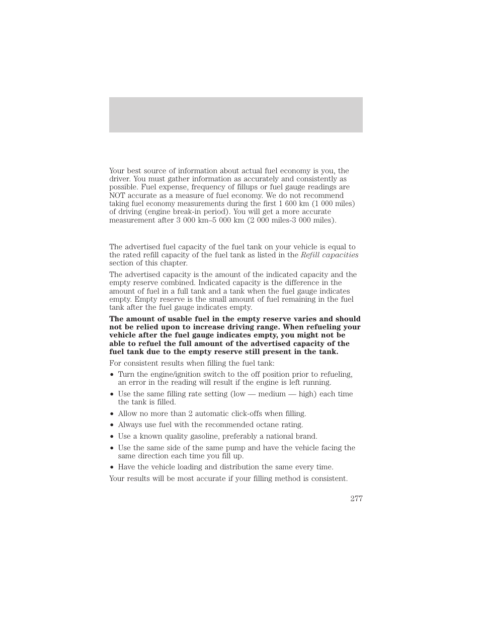 Maintenance and specifications | FORD 2002 F-150 v.1 User Manual | Page 277 / 320