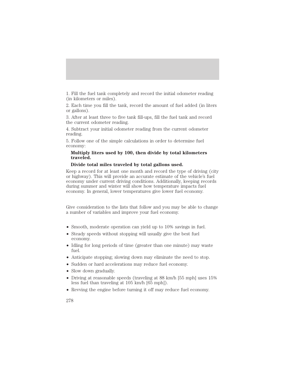 Maintenance and specifications | FORD 2002 F-150 v.1 User Manual | Page 278 / 320