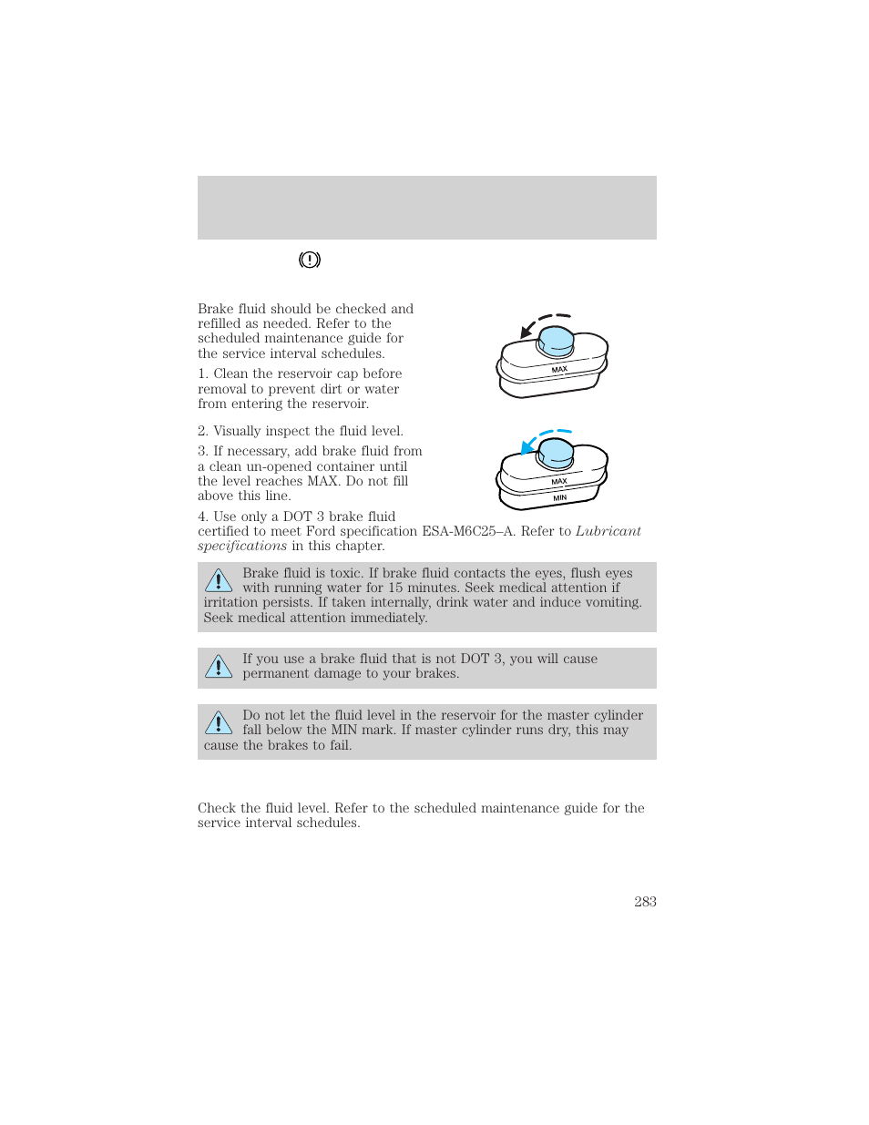 Maintenance and specifications | FORD 2002 F-150 v.1 User Manual | Page 283 / 320