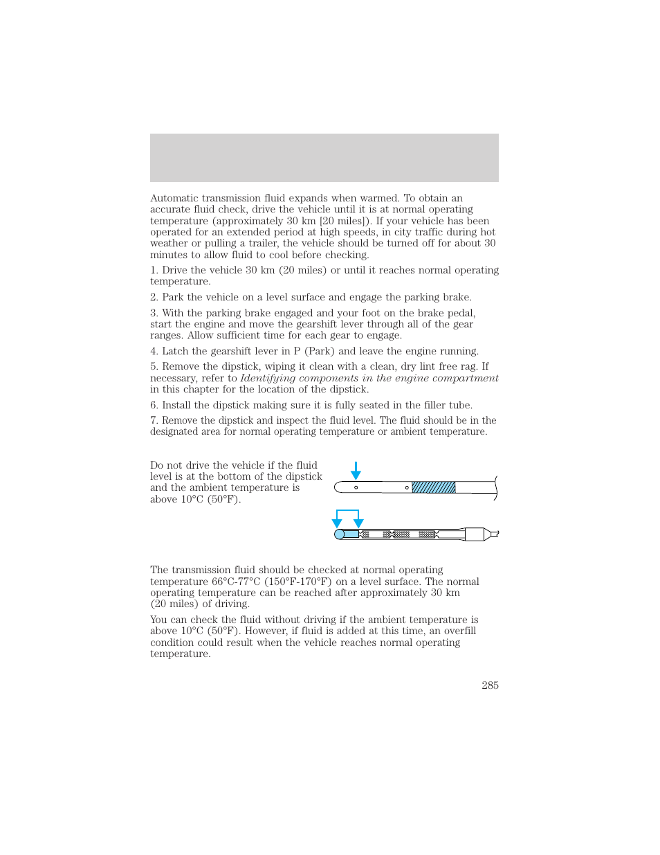 Maintenance and specifications | FORD 2002 F-150 v.1 User Manual | Page 285 / 320