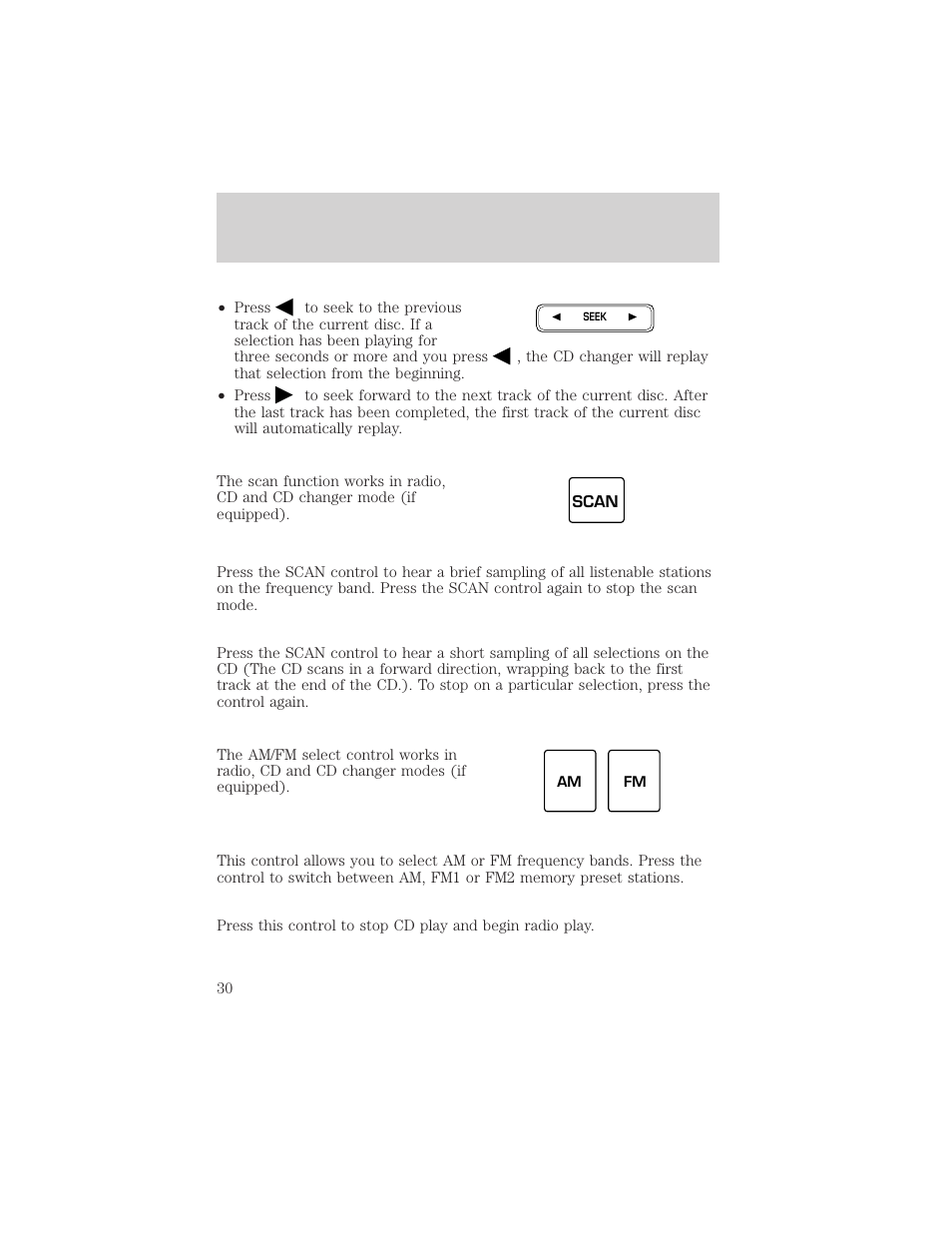 Entertainment systems | FORD 2002 F-150 v.1 User Manual | Page 30 / 320