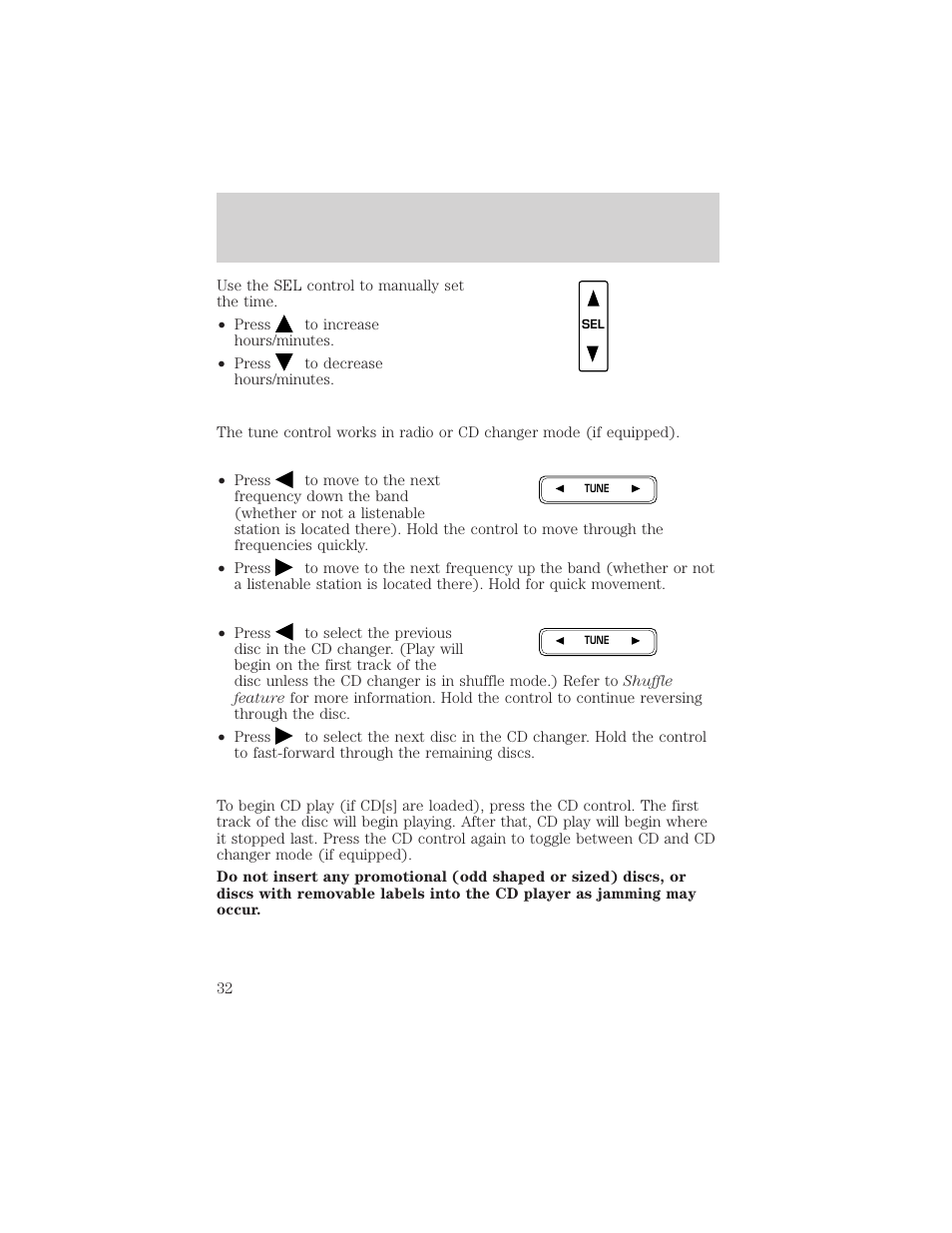 Entertainment systems | FORD 2002 F-150 v.1 User Manual | Page 32 / 320