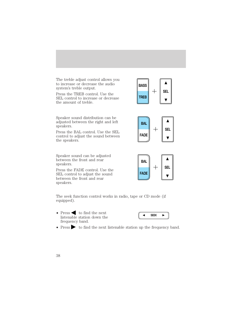 Entertainment systems | FORD 2002 F-150 v.1 User Manual | Page 38 / 320