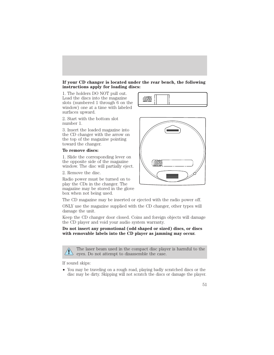 Entertainment systems | FORD 2002 F-150 v.1 User Manual | Page 51 / 320