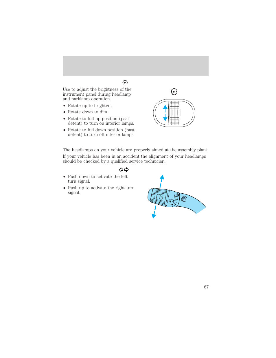 Lights | FORD 2002 F-150 v.1 User Manual | Page 67 / 320